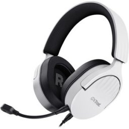 Trust Auriculares Gaming con micrófono GXT 489 Fayzo blanco. Blanco / Negro