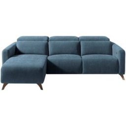 El Corte Inglés Sofá con chaiselongue izquierda y 1 asiento relax eléctrico Oporto . (296 cm) Océano