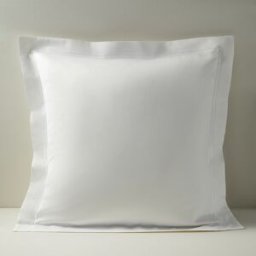 El Corte Inglés Funda de cuadrante algodón egipcio Satén 1000 hilos . (55 x 55 cm) Blanco