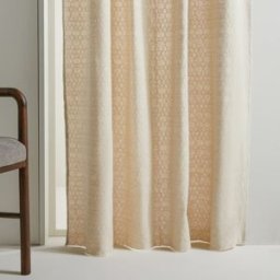 El Corte Inglés Cortina confeccionada con trabillas Leson . (140 x 270 cm) Beige