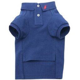 Ralph Lauren Polo para perros. (27 cm) Azul