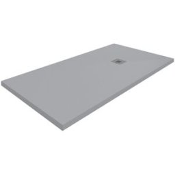 Profiltek Plato de ducha extraplano de resina Gotham . (100 x 70 cm) Gris