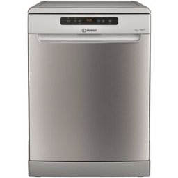 Indesit Lavavajillas 14 servicios, Bandeja Cubiertos, 60 cm - DFO 3T133 A F X. Inox