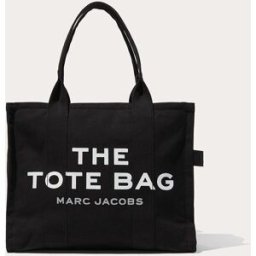 Marc Jacobs Bolso Shopping Large Tote de algodón. Negro