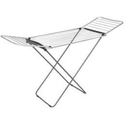 El Corte Inglés Tendedero plegable de aluminio . Gris