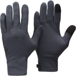 Black Diamond Guantes unisex Midweight Wool Liners . (S) Gris
