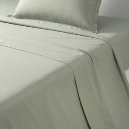 Olivier Desforges Sábana encimera algodón Alcove . (Cama 180 cm) Kaki