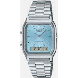 Casio Reloj hombre Vintage AQ230A2A1MQYES de acero. Plata