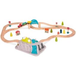 B.TOYS Set circuito tren de madera B toys.