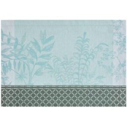 Le Jacquard FranÇais Mantel individual algodón Jardin D'Eden . (50 x 36 cm) Cascada
