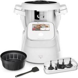 Moulinex Robot de Cocina I Companion Touch XL HF935, Conectividad WiFi. Blanco