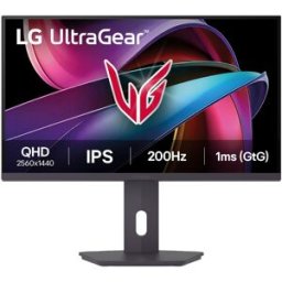 LG Monitor PC gaming 68 cm (27') Ultragear 27G610A, 200 Hz, QHD, IPS, AMD FreeSync Premium. Gris