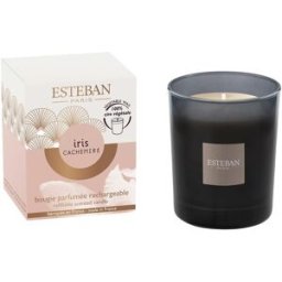 Esteban Vela perfumada vaso Iris . Negro