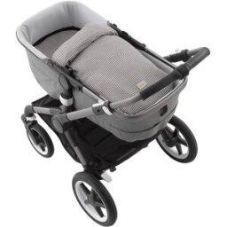 Cambrass Saco para capazo + colchoneta Mother bag. Negro niño