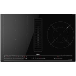 Teka Placa de inducción 4 zonas de cocción, con extractor integrado - AFC 85628 MST BK. Negro