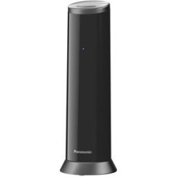 Panasonic Teléfono inalámbrico KX-TGK210SPB negro diseño vertical. Negro