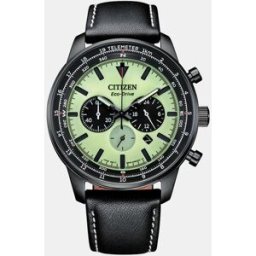 Citizen Reloj de hombre OF2024 CA4505-21X Eco-Drive de piel. Negro