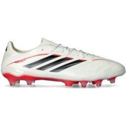 Adidas - Bota de fútbol Copa Pure IV Elite FG, Unisex, Zero Met-Core Black-Lucid Red, 6 UK