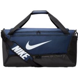 Nike - Bolsa de deporte Brasilia (60L), Unisex, Midnight Navy-Black-White