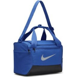 Nike - Bolsa de deporte Brasilia (25L), Unisex, Game Royal-Black-Metallic Silver