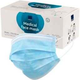 Mascarillas médicas, tipo IIR, 50 unidades