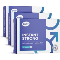 Erefit® 3x INSTANT STRONG – Performance Boost, complejo para hombres, en total 45 cápsulas