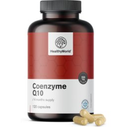 HealthyWorld® Coenzima Q10 200 mg, 120 cápsulas