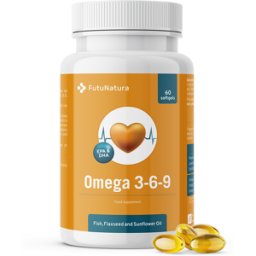 FutuNatura Omega 3-6-9, 60 cápsulas blandas