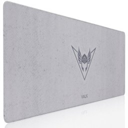 Valk Gaming Mousepad XXL Alfombrilla Gaming Tela 80x30cm Blanco Perla