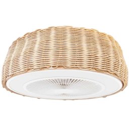Ventilador de Techo Grunkel Motor DC 15W 6 Velocidades LED 35W Mando Rotación Inversa