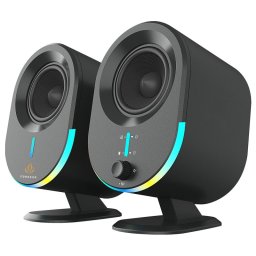 Forgeon Aether Altavoces 2.0 Gaming RGB 30W con Bluetooth Negros