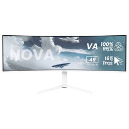 Monitor Arozzi Nova 49" Dual QHD 165Hz VA Curvo HDR Altura Ajustable