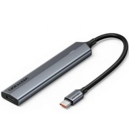 Hub Vention 5 puertos 10 Gbps USB 3.2 Gen 2 modelo CKY Gris