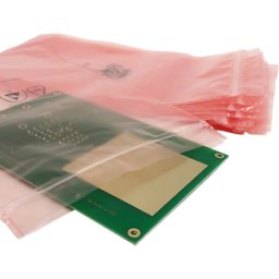 STAT-X STX 03010220002 - Bolsa plana conductiva PE-LD de 120 x 170 mm, ZIP de 100 unidade