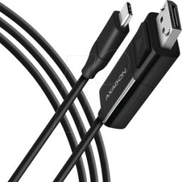 AXAGON AXG RVC-DPC - Adaptador USB C > DP, 4K a 60Hz, 1.2, 1,8 m