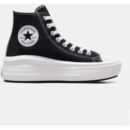 Converse Zapatillas casual de mujer Chuck Taylor Move Carry Over Alta . (40) Negro