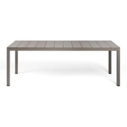 Nardi Mesa de jardín de aluminio Río . Topo