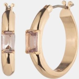 Lauren Ralph Lauren Pendientes Vienna con piedra verde. Verde