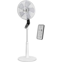 Rowenta Ventilador de pie Turbo Silence Extreme con pantalla LCD. Blanco