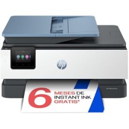 HP Impresora Multifunción OfficeJet Pro 8135e, Fax, Wi-Fi, compatible con Instant Ink. Blanco / Azul