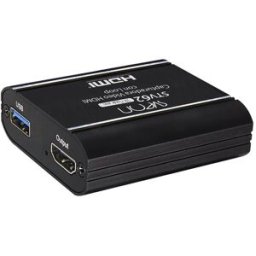 Sveon Capturadora de vídeo STV62, USB / HDMI con Loop out. Negro