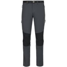 Trangoworld Pantalón de hombre Limoux . (XL) Gris / Negro