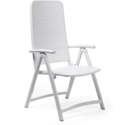 Nardi Sillón de jardín plegable Darsena . Blanco
