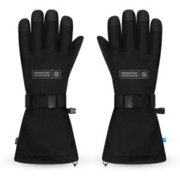 Siroko Guantes térmicos impermeables esquí y snowboard Ultimate NOOK Black . (XS) Negro