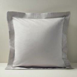 El Corte Inglés Funda de cuadrante algodón egipcio Satén 600 hilos . (55 x 55 cm) Perla