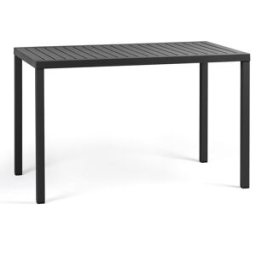Nardi Mesa auxiliar de jardín de resina apilable Cube 70 . (70 x 120 cm) Antracita