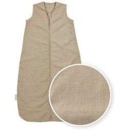 Meyco Saco dormir sin mangas lino 70cm. Marrón claro niño