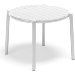 Nardi Mesa de centro de jardín de resina Doga . Blanco