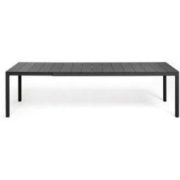 Nardi Mesa de jardín extensible de aluminio Rio . (100 x 210 cm) Antracita