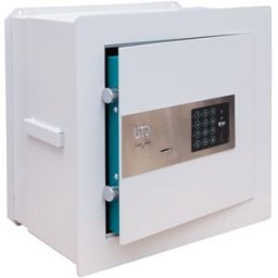 Btv Caja Fuerte de Empotrar Jade WE-40 Fondo Regulable. Gris / Turquesa
